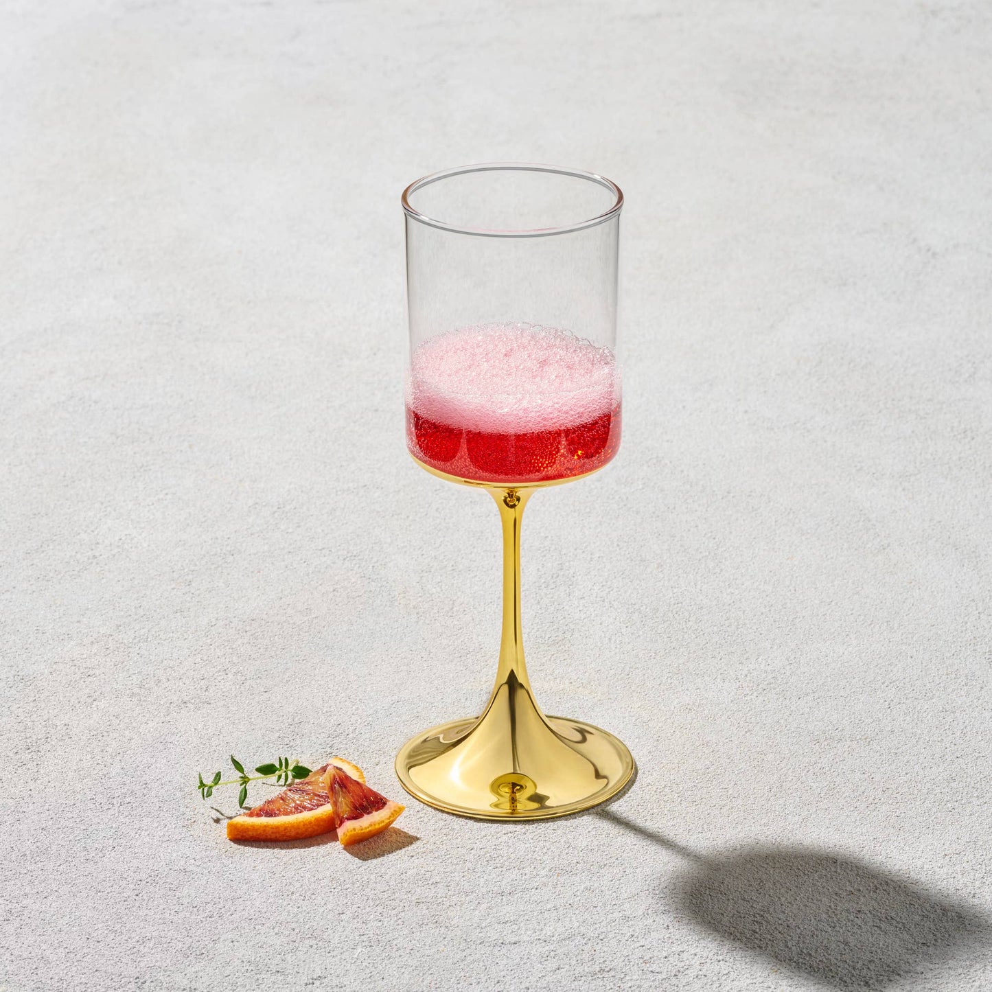 Vikko Decor- Harp, Gold, Water Glass, 14 Oz