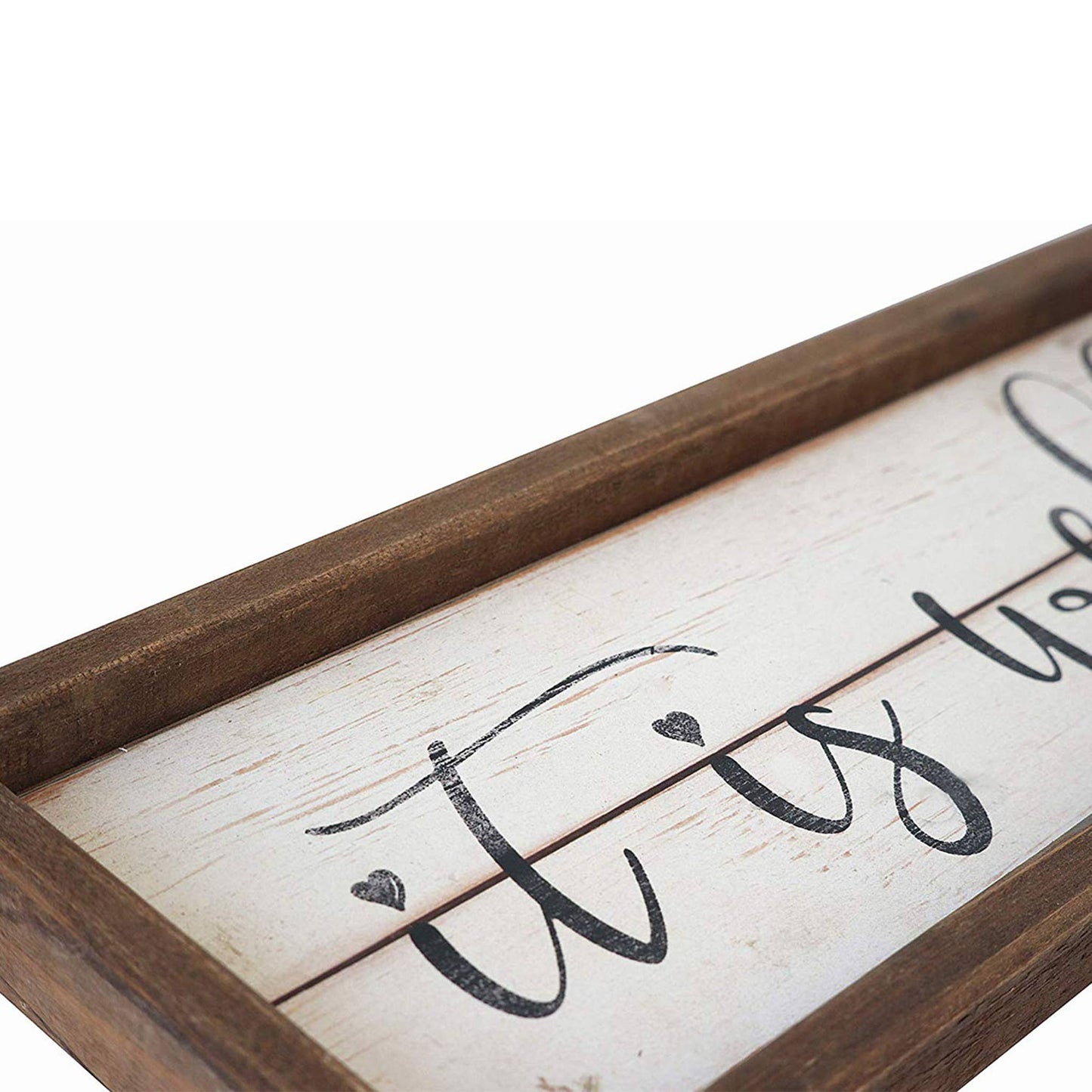 Wood Framed Wall Sign Decor with Quotes-Soul