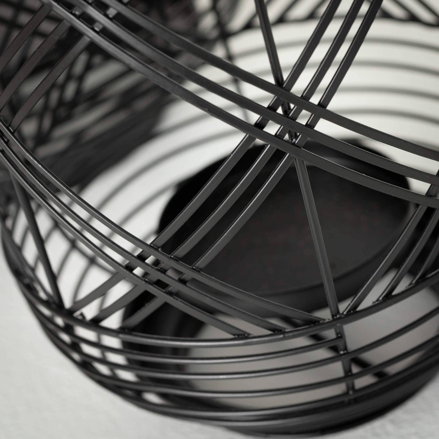 Beautiful black metal woven lanterns