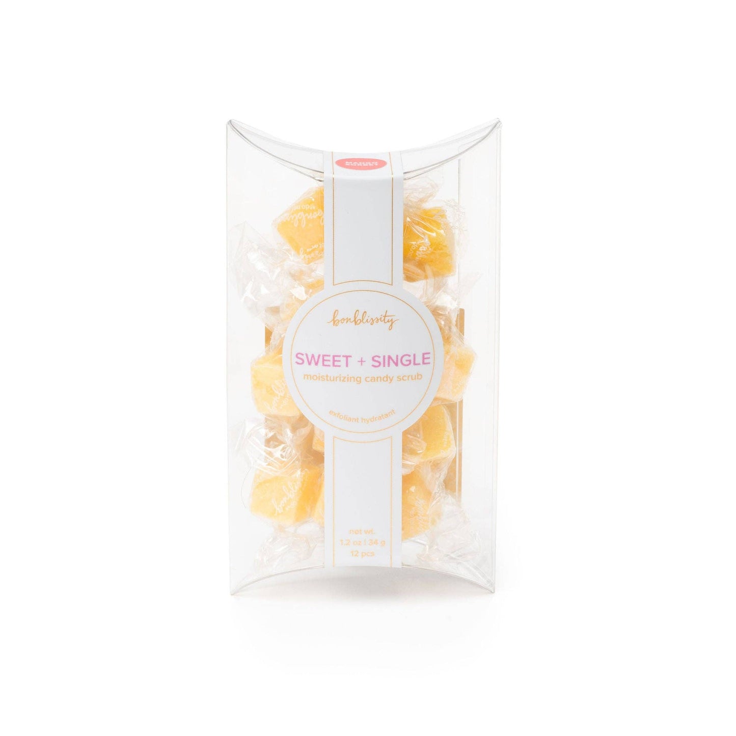Case of Mini-Me Sugar Cube Candy Scrub - Mango Sorbet (MSRP $12)