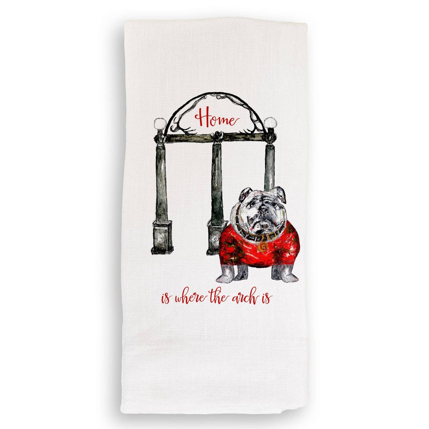 Bulldog with Arches