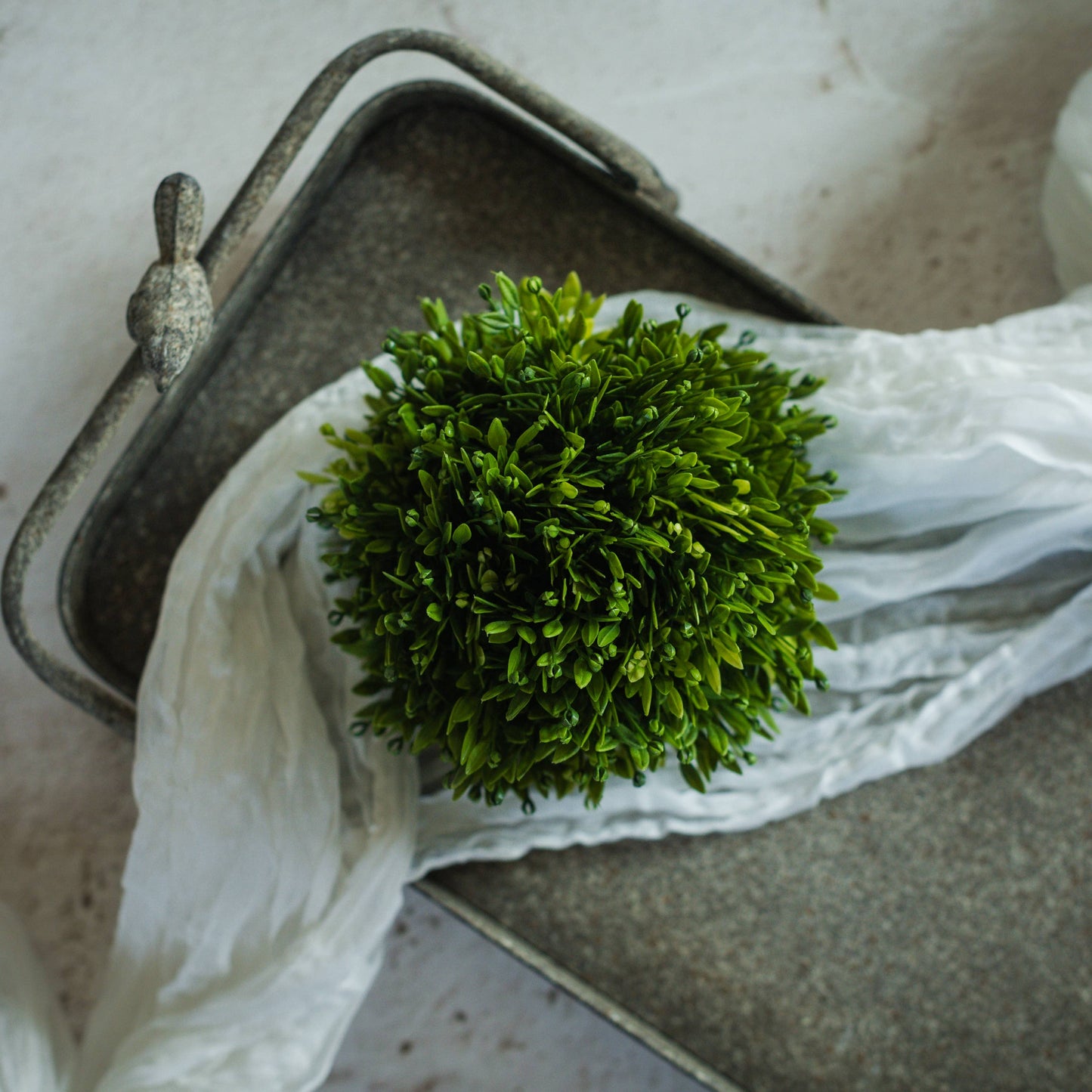 6" GREEN CHICKWEED HALF BALL