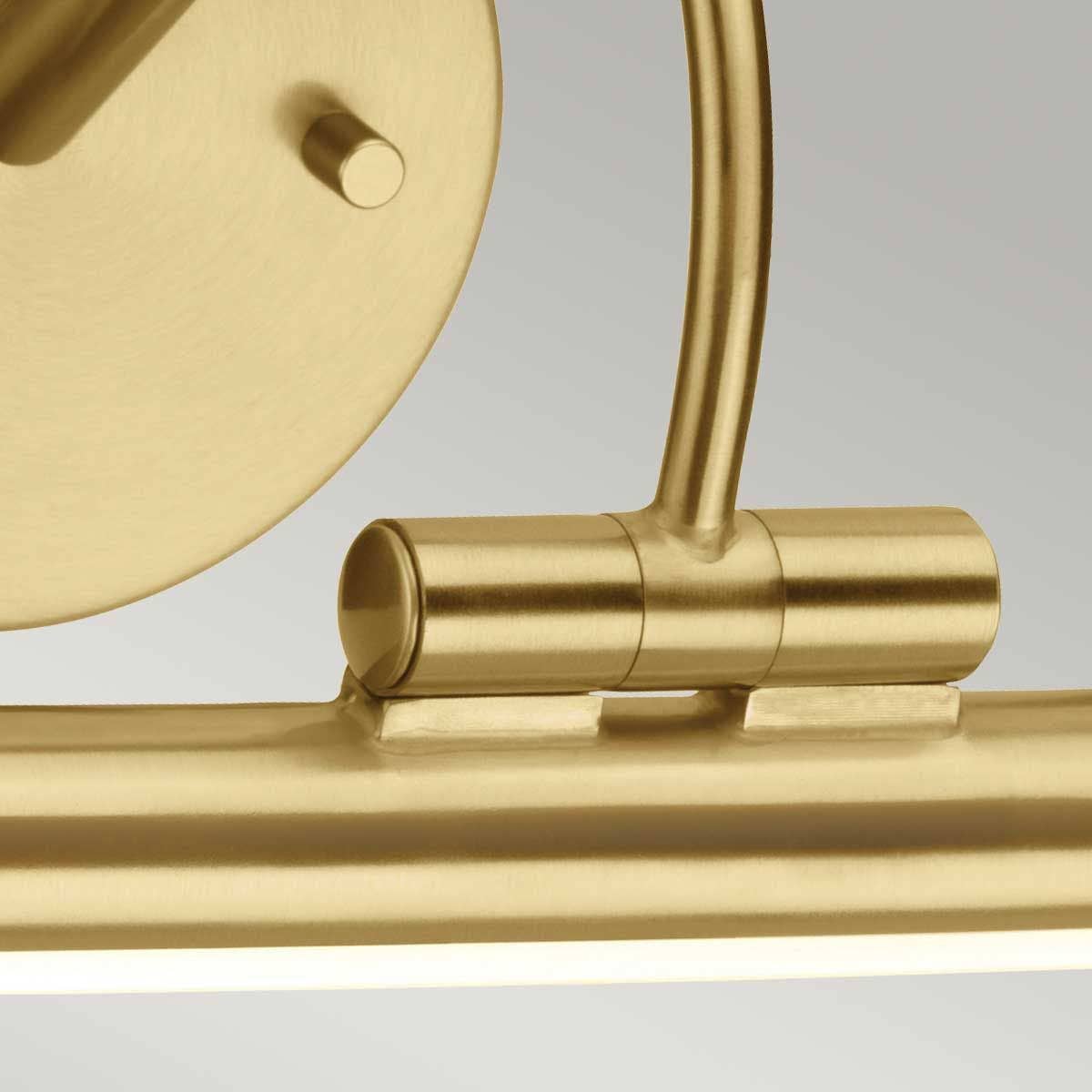 Alton Medium LED Picture Light Brushed Brass