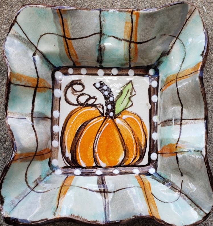 Condiment Bowl (Fall Pumpkin)