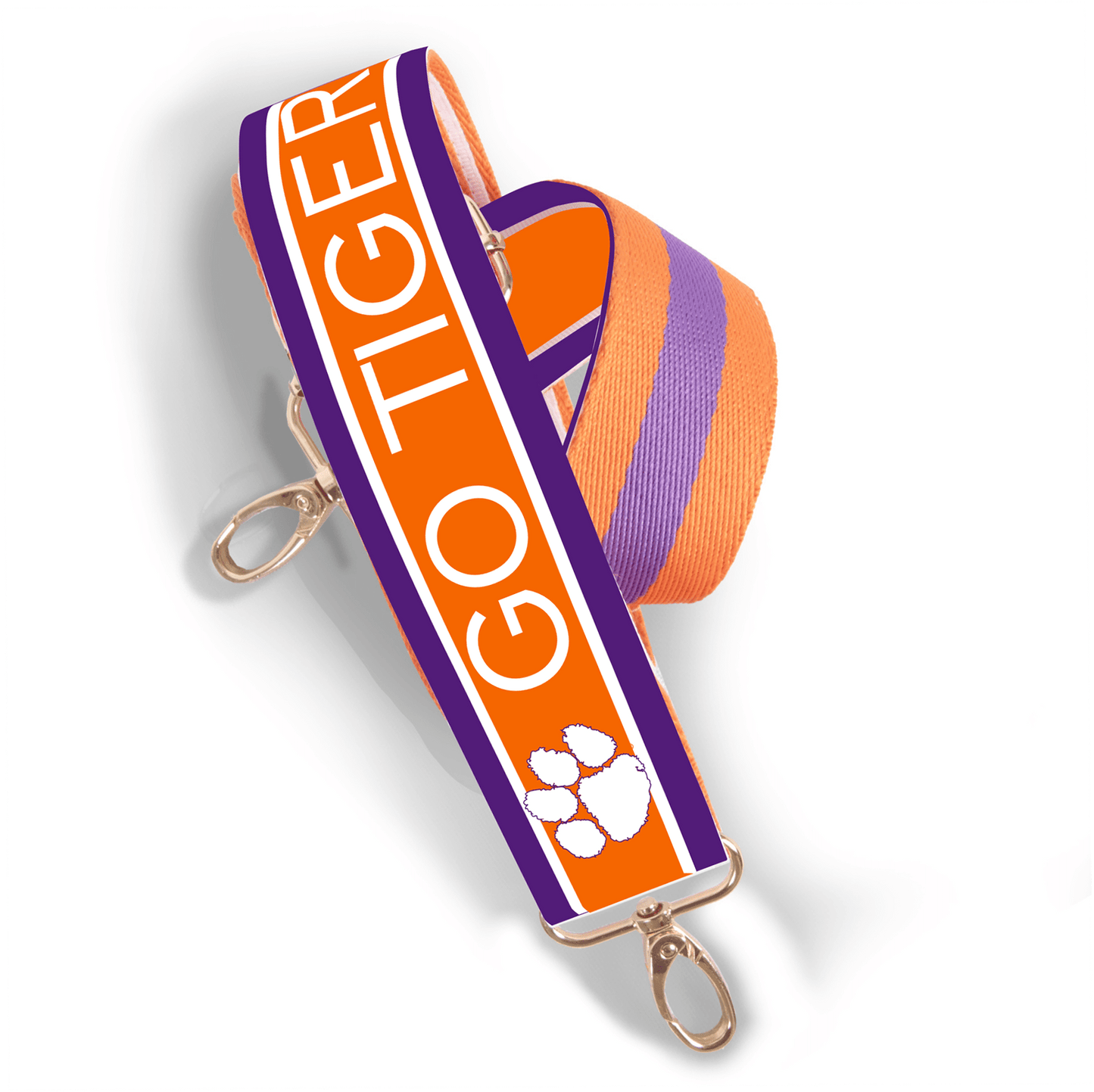 Patterned Shoulder Strap 1.5" - Clemson