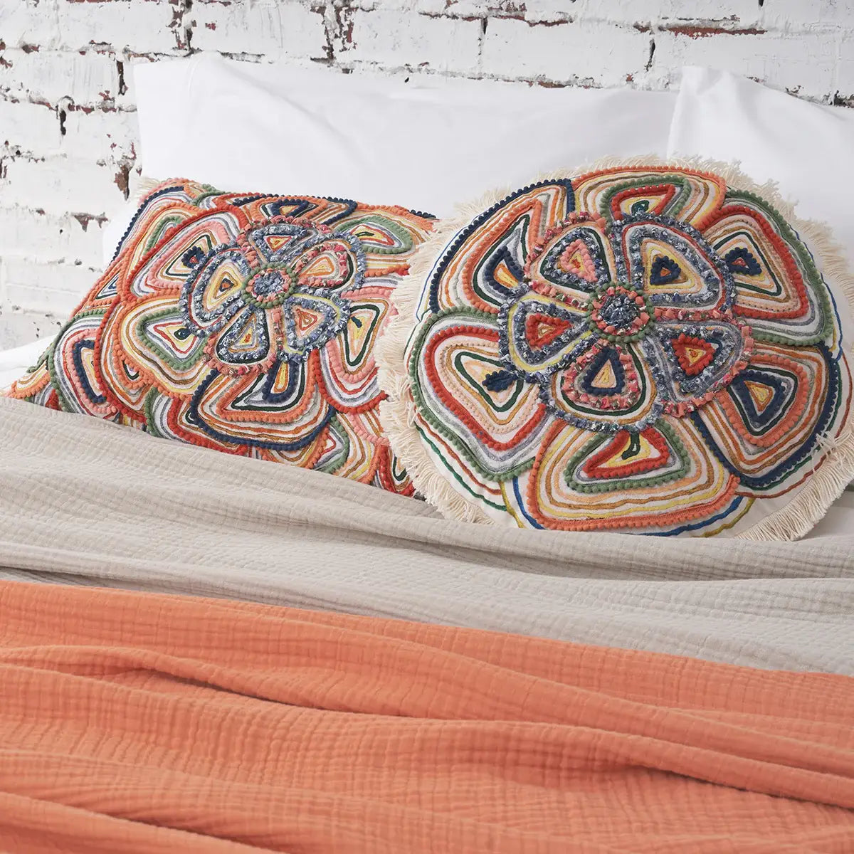 Putnum Floral Throw Pillow