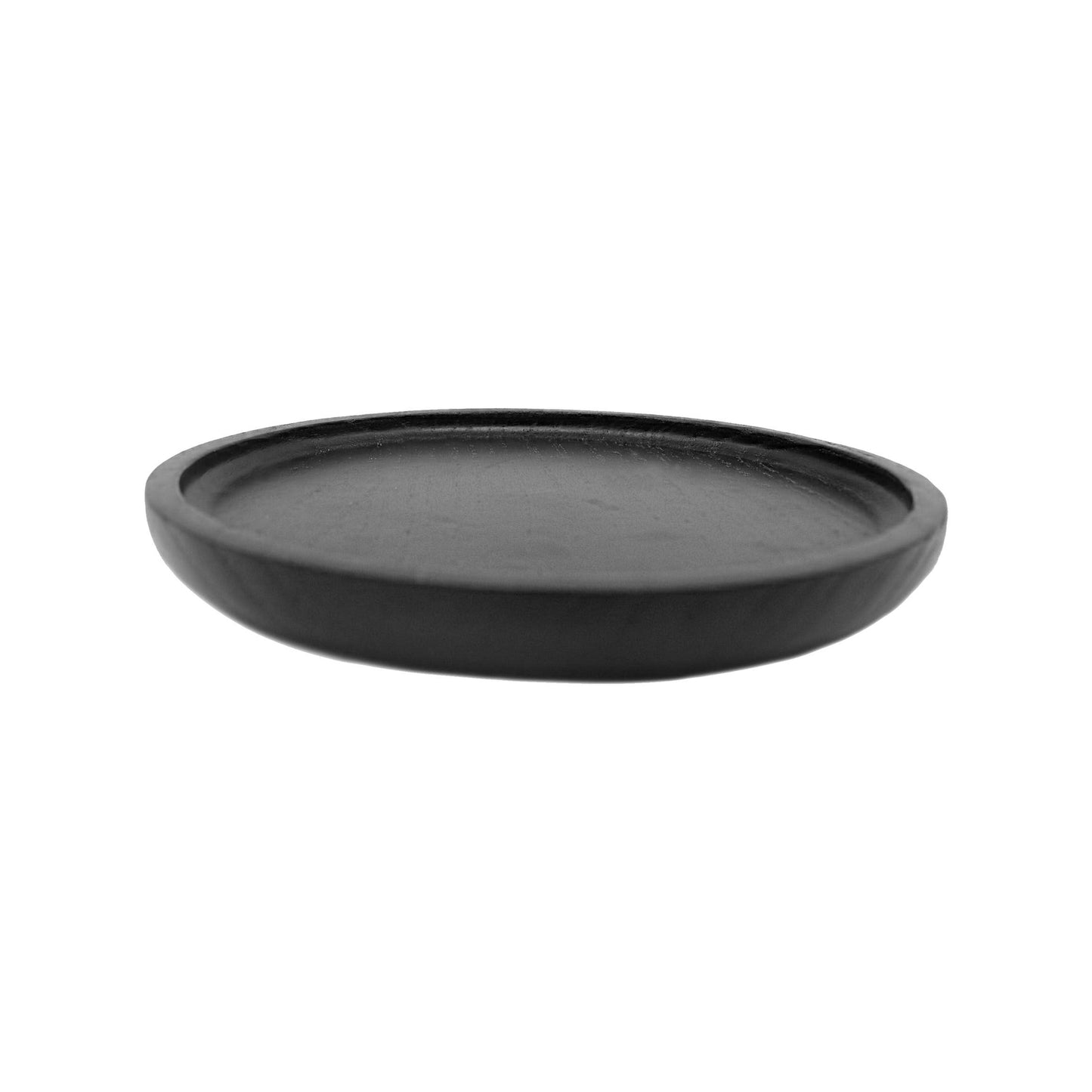 Black Round Wood Tray - Home Decor & Gifts