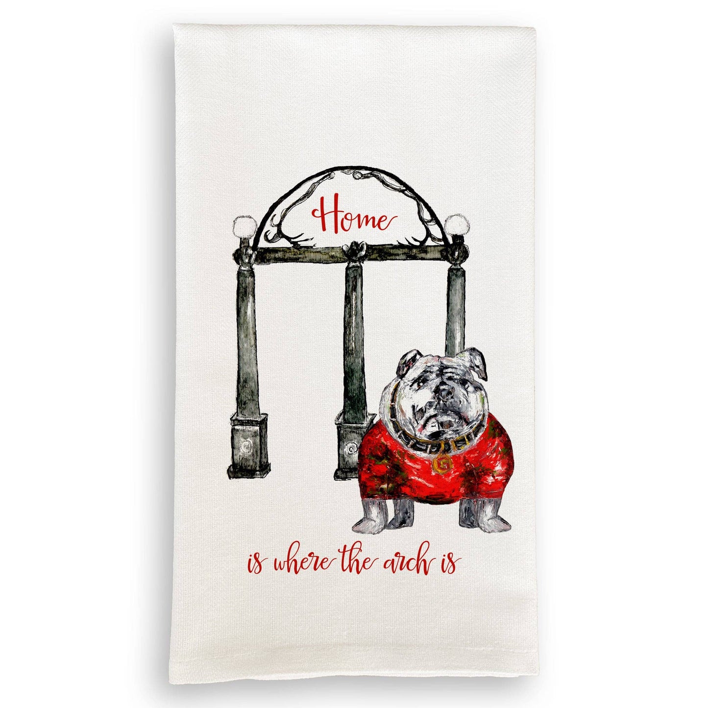 Bulldog with Arches