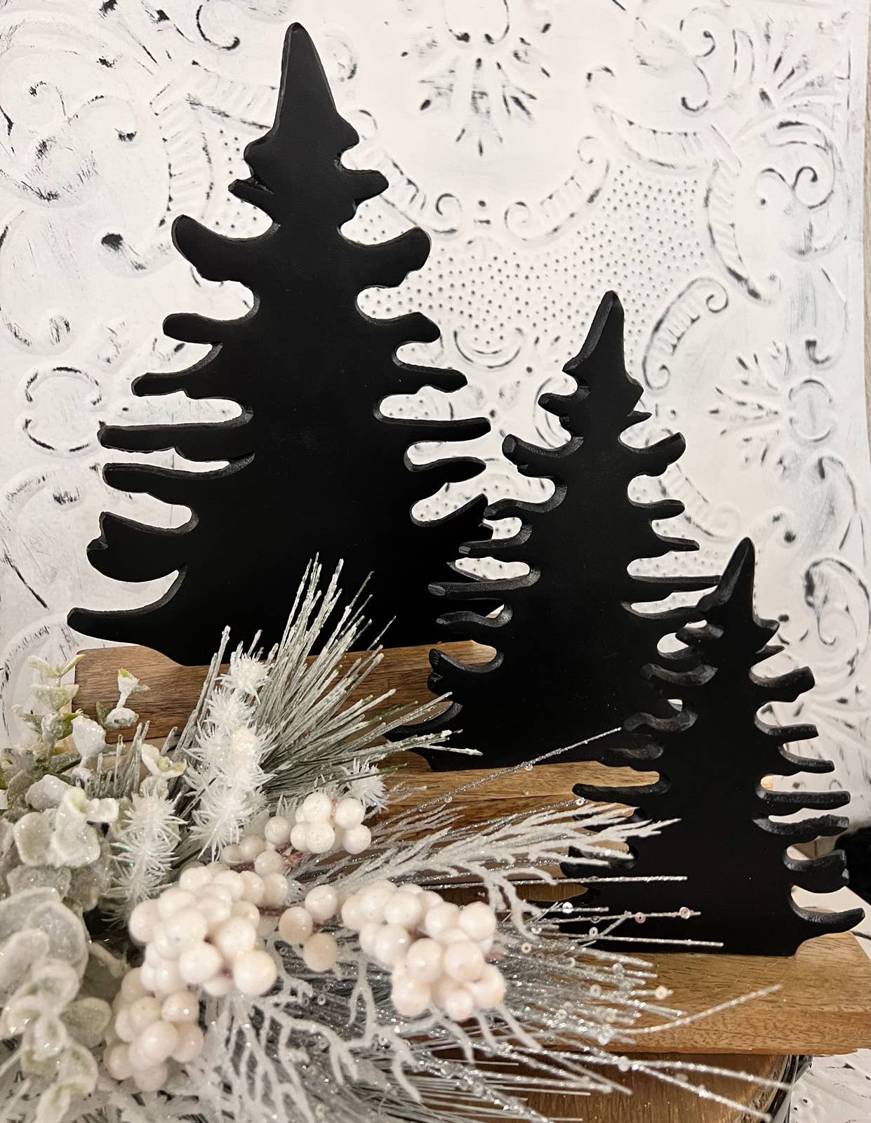 Aluminum black tree