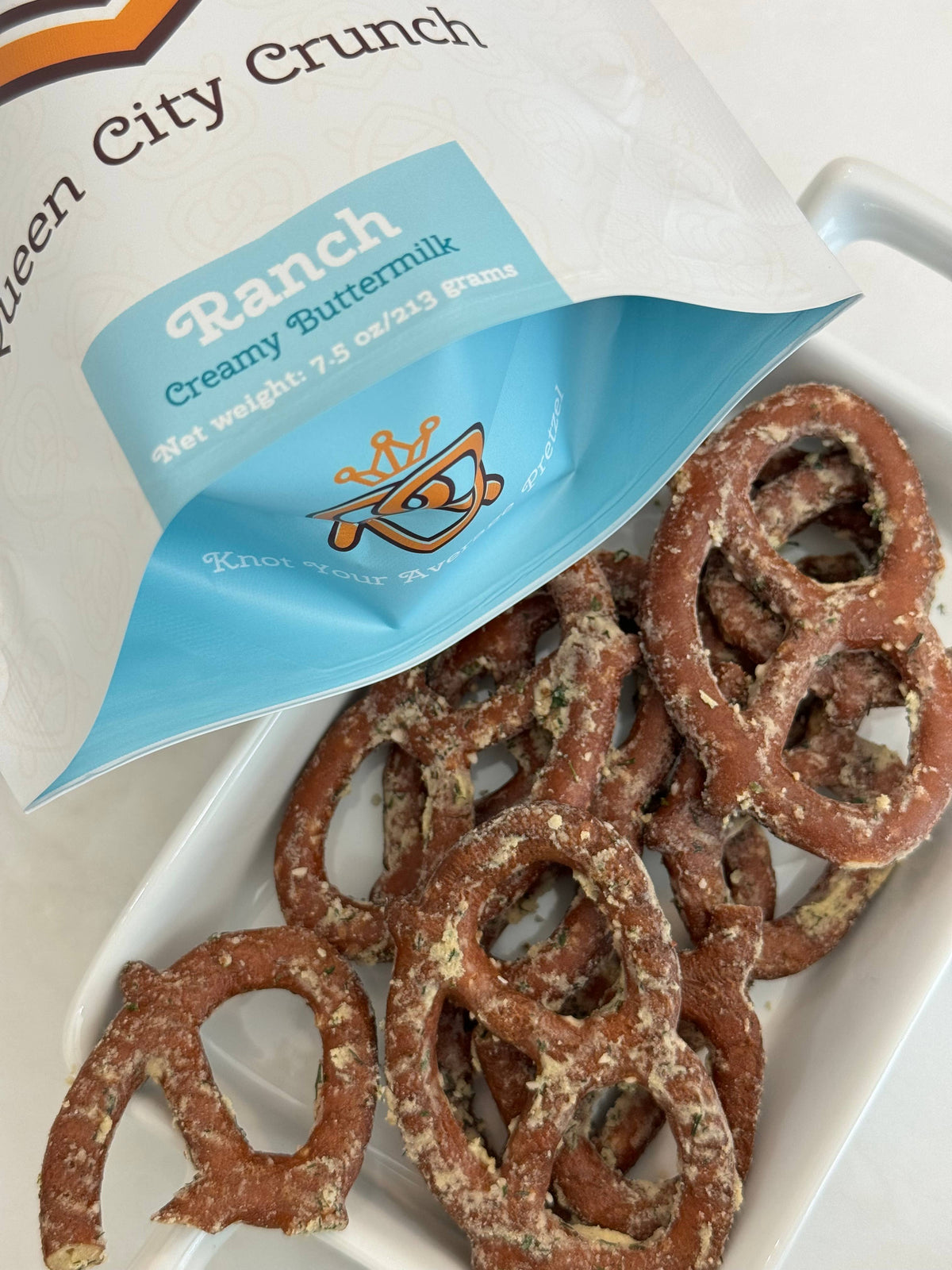 Ranch Pretzels- 7.5oz gift bag - wholesale case