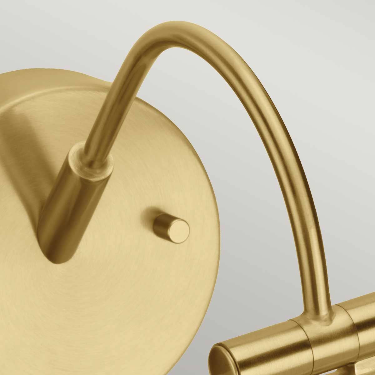 Alton Medium LED Picture Light Brushed Brass