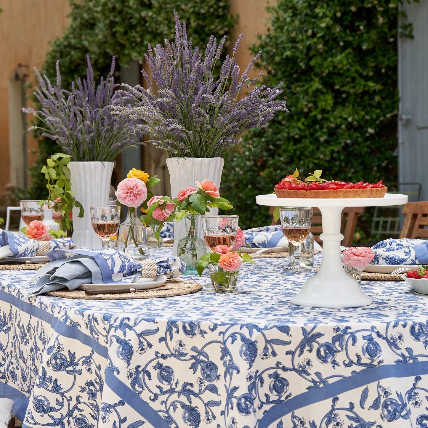 Granada Cornflower Blue | French Tablecloths