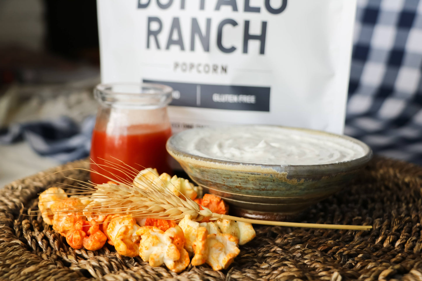 Bold and Spicy Buffalo Ranch Popcorn - 3.0oz **New Size**