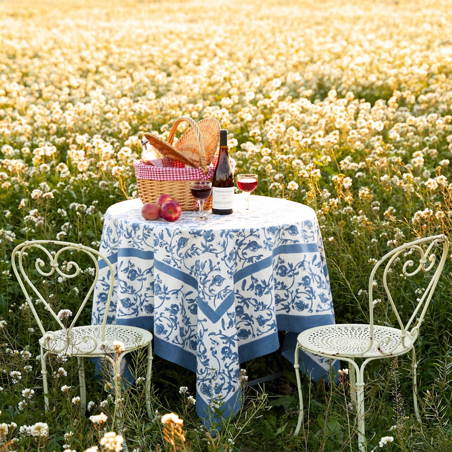Granada Cornflower Blue | French Tablecloths