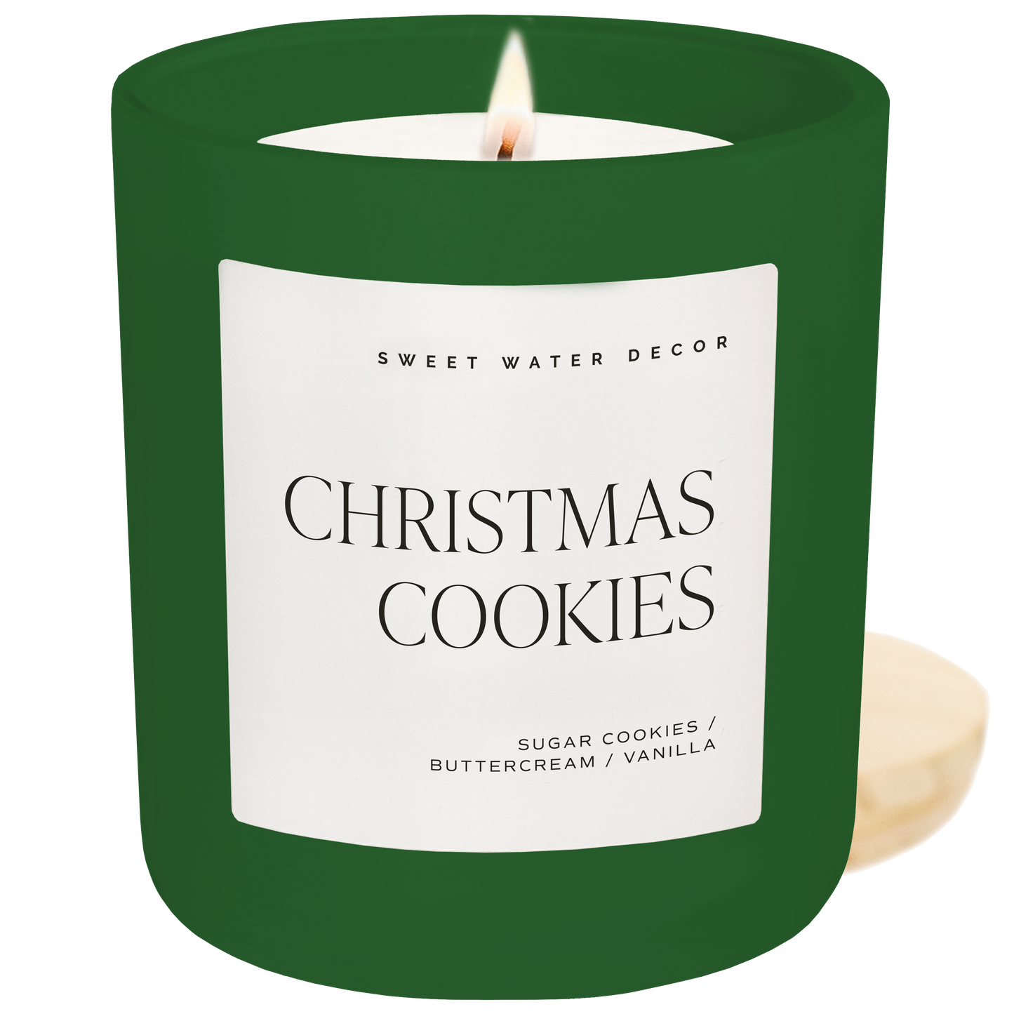 Christmas Cookies 15 oz Soy Candle, Matte Jar - Home Decor