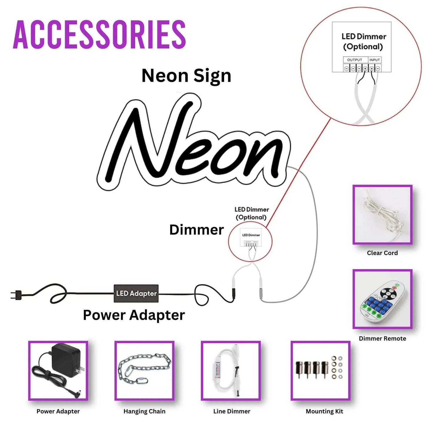 Open LED Neon Sign – Ultra Bright Lighted Sign for Business Storefront, Retail Shop, Bar, Salon, and Restaurant | USA Made