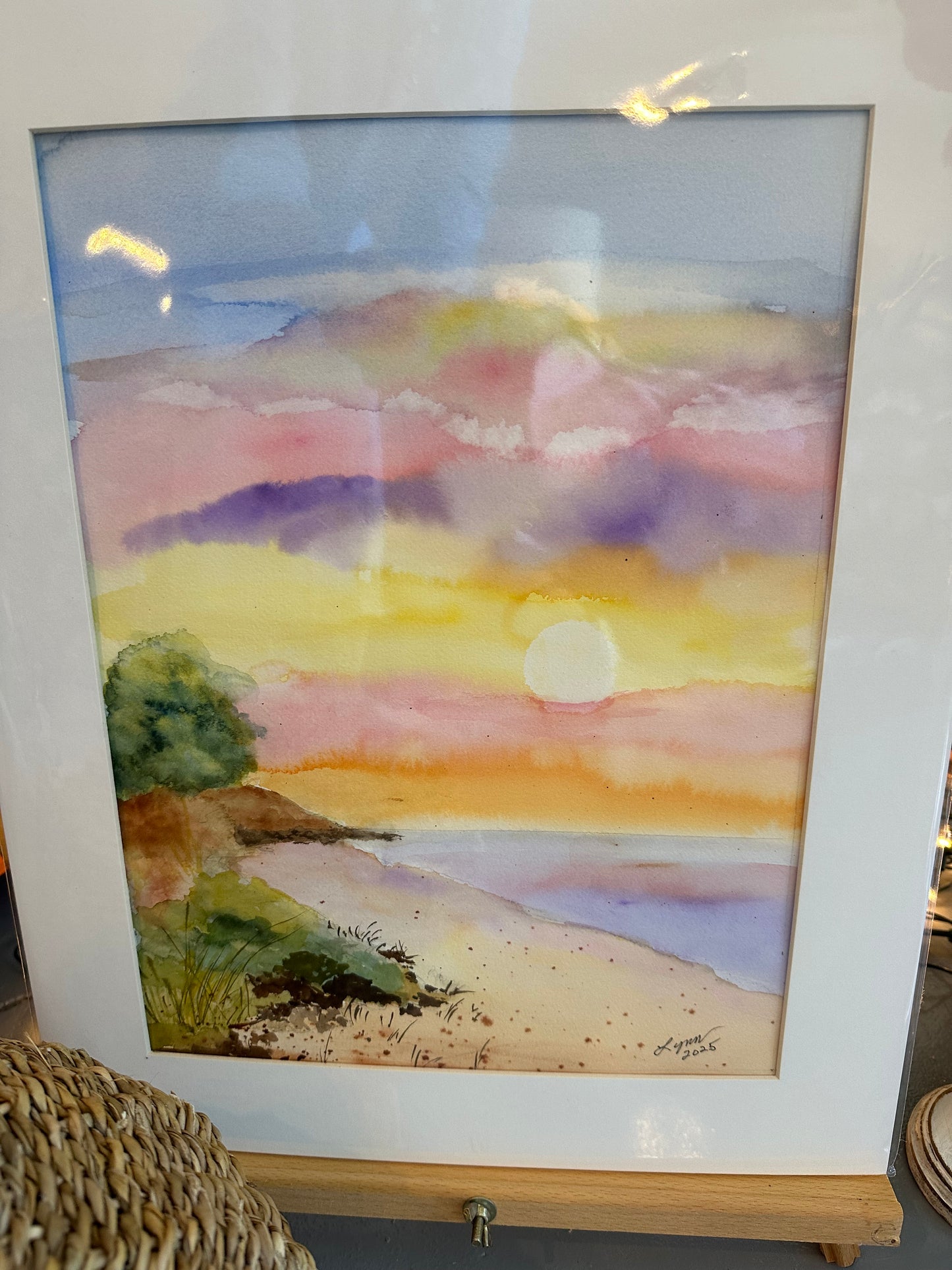 Lynn Brennan Watercolor Sunset