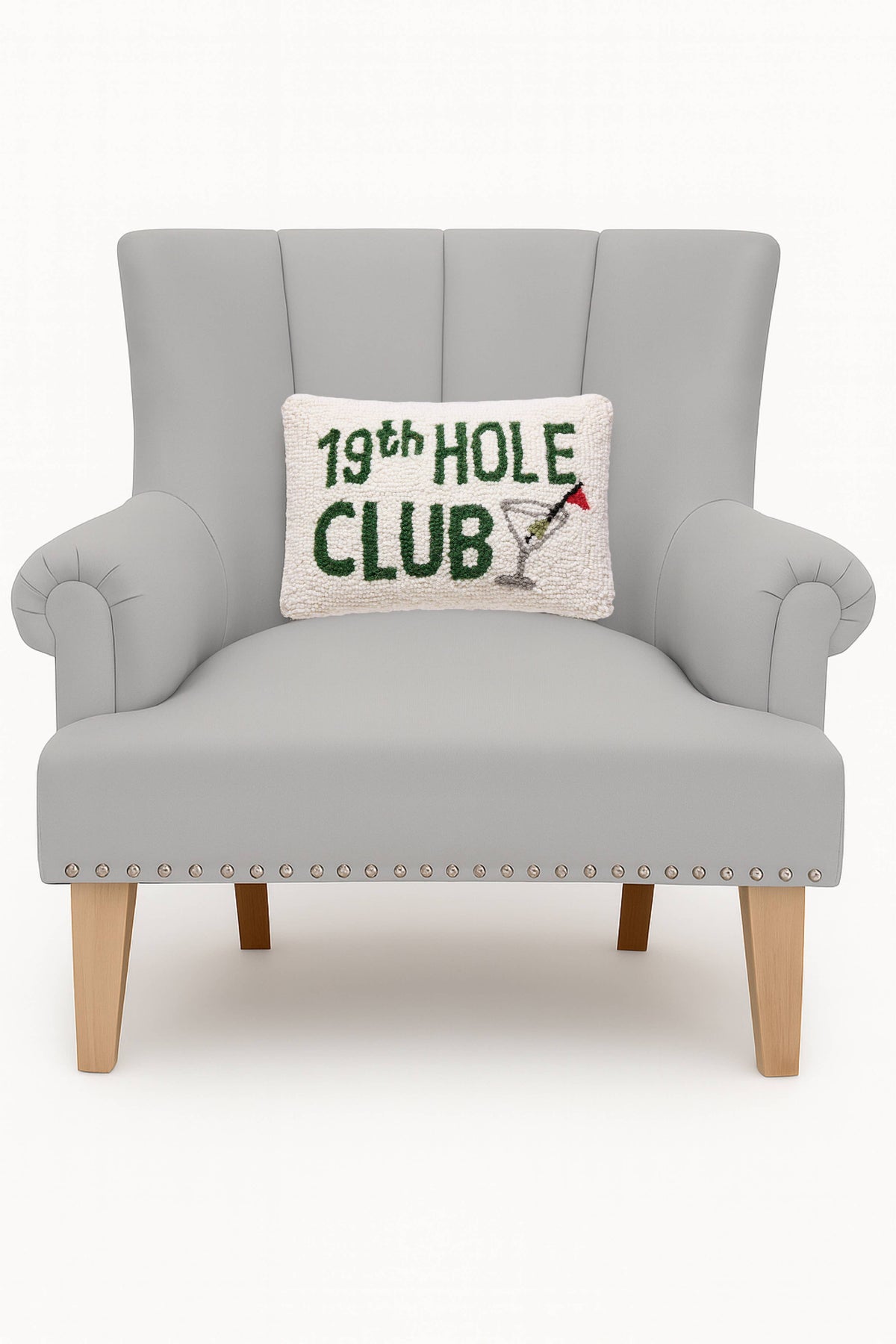 19Th Hole Club Hook Pillow