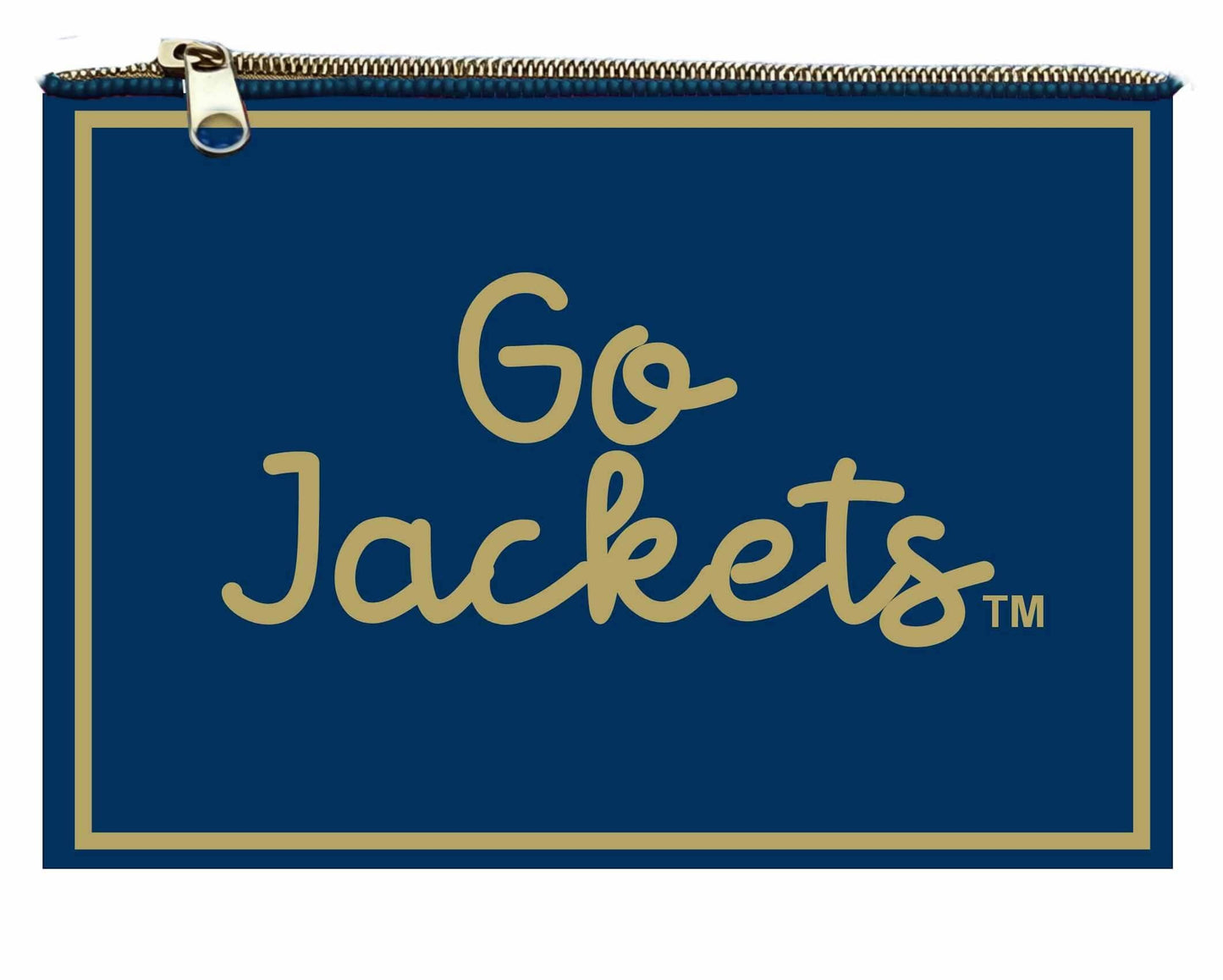 Hand Beaded Coin Pouch - Georgia Tech Yellow Jackets