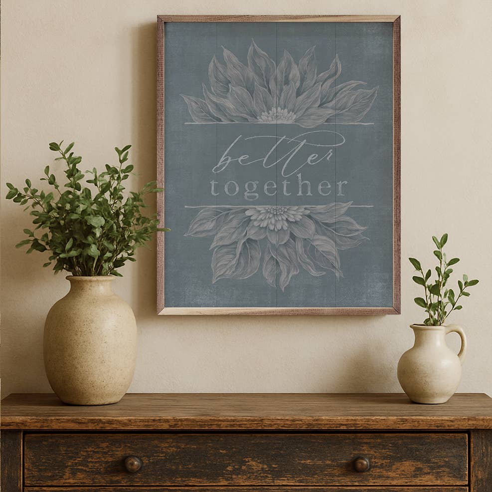Better Together Blue Floral