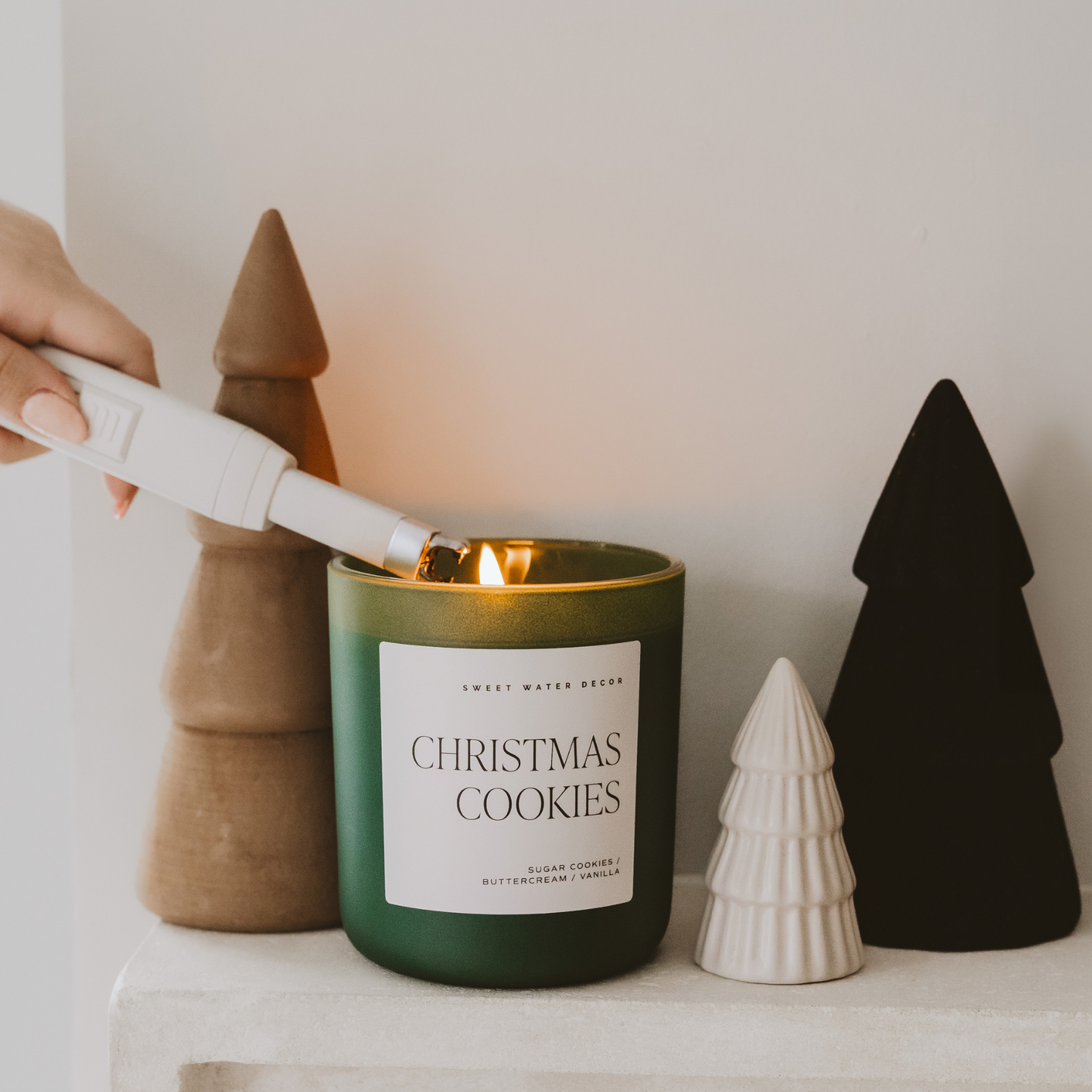 Christmas Cookies 15 oz Soy Candle, Matte Jar - Home Decor