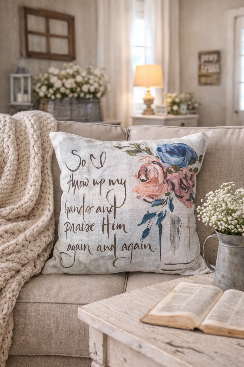 Inspirational and Beautiful Pillow
