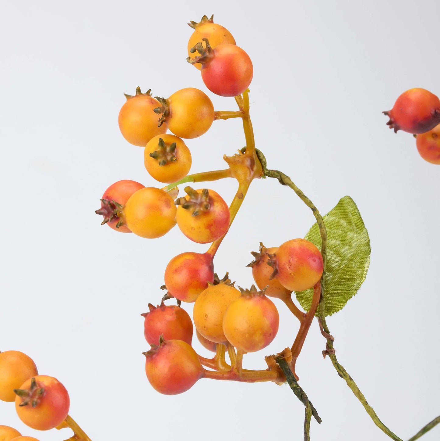 Orange Currant Floral Pick