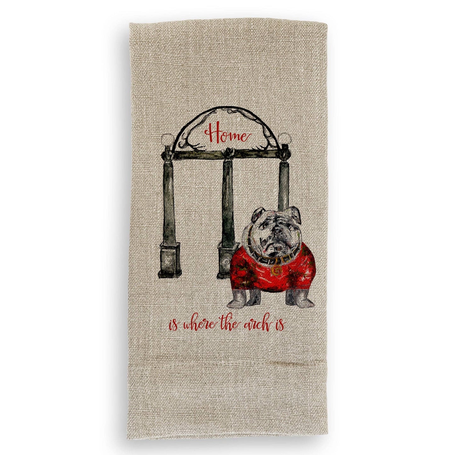 Bulldog with Arches