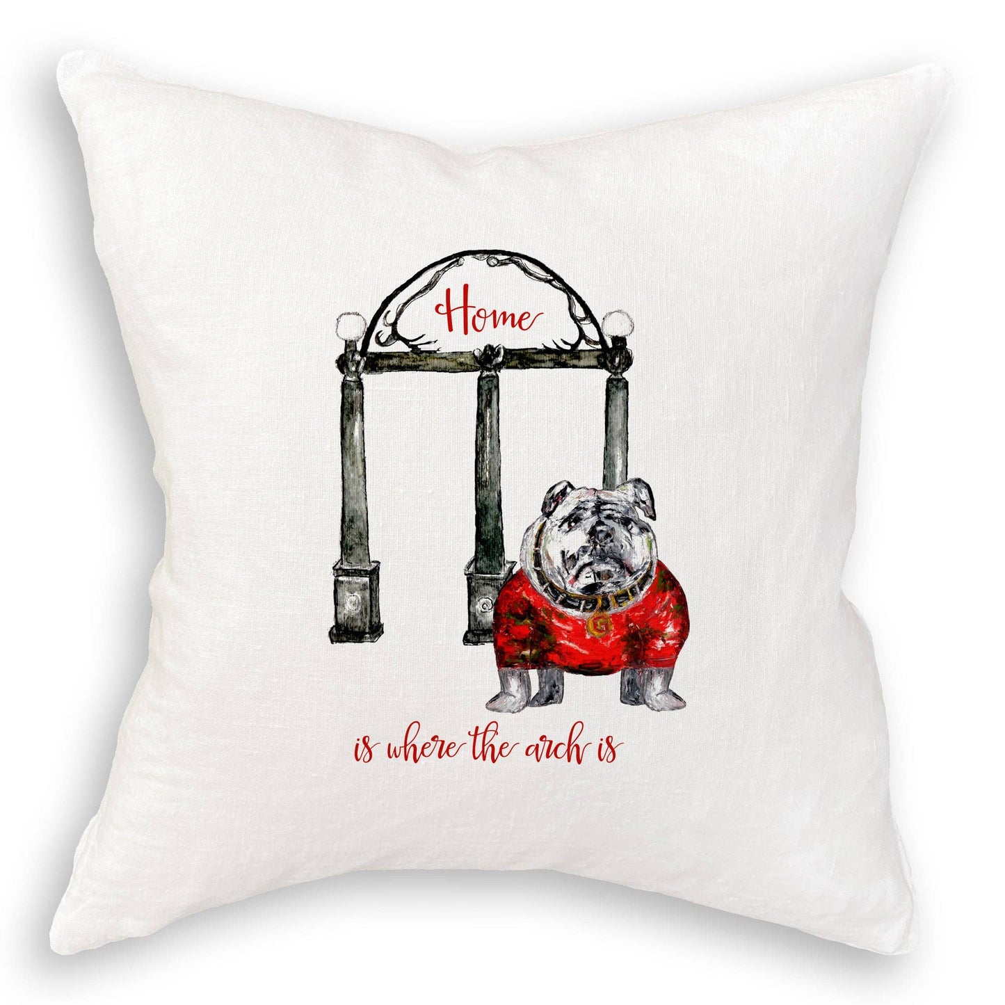 Bulldog with Arches