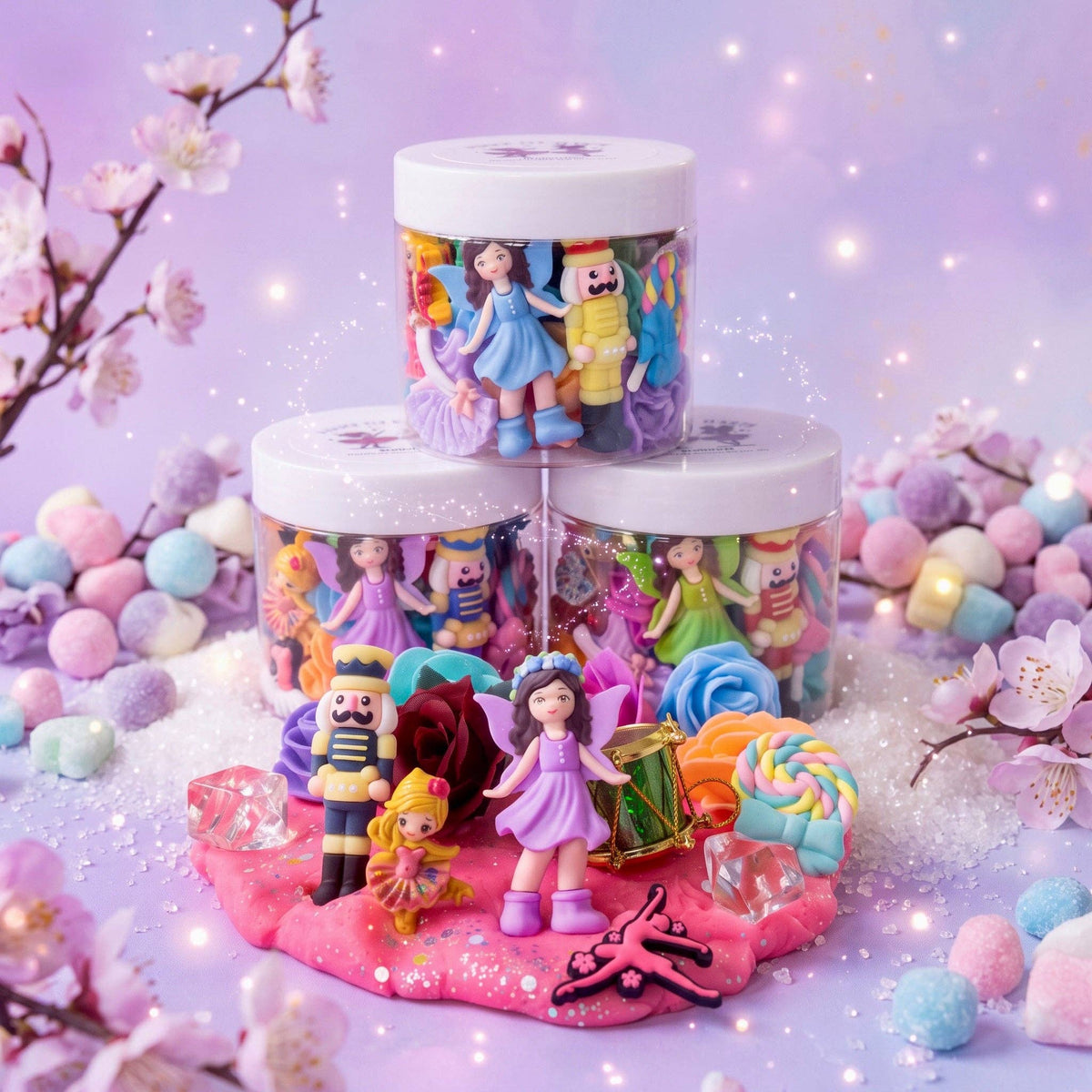 Christmas Dough Jars