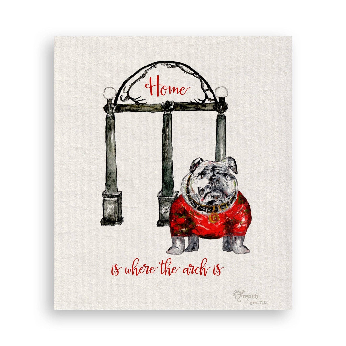 Bulldog with Arches