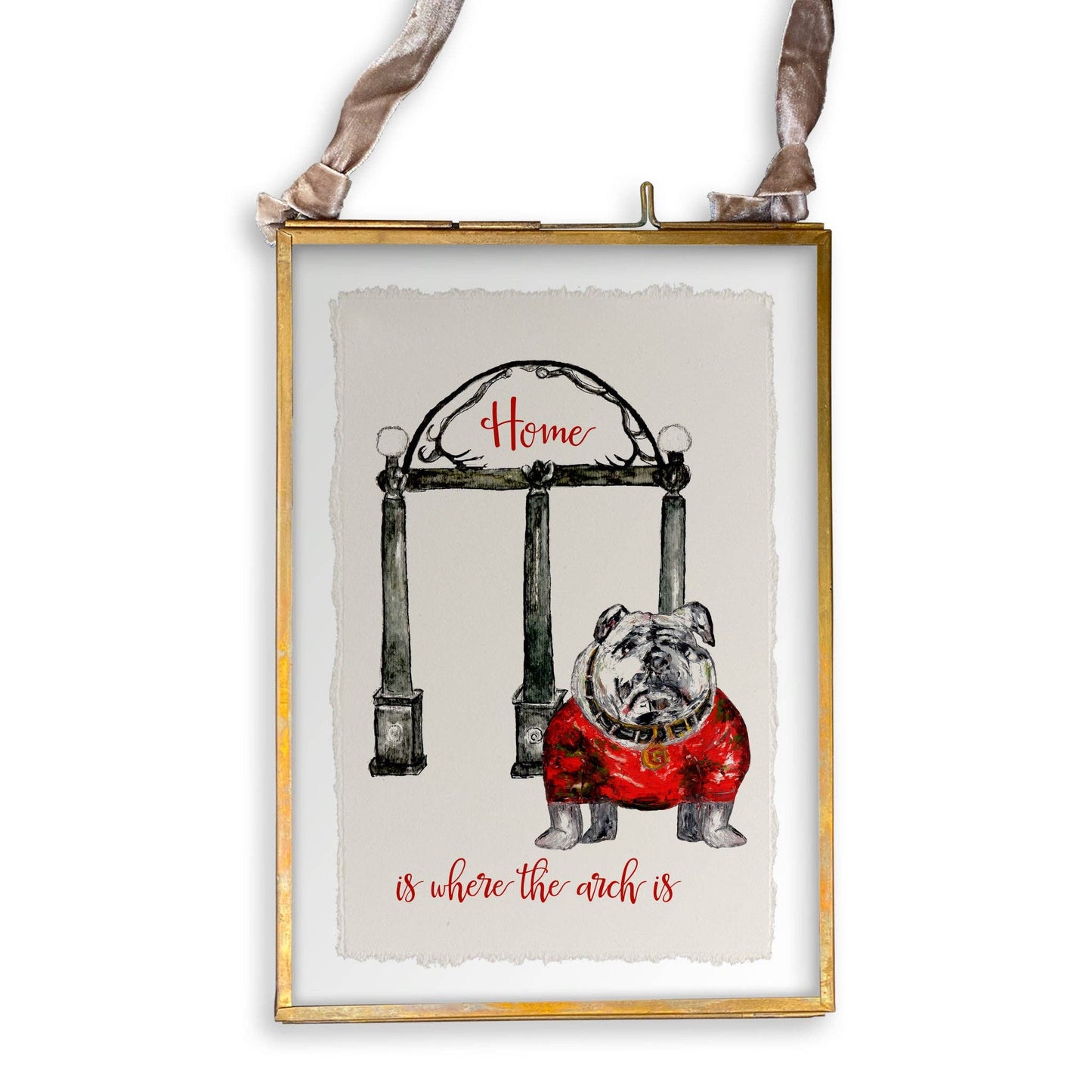 Bulldog with Arches