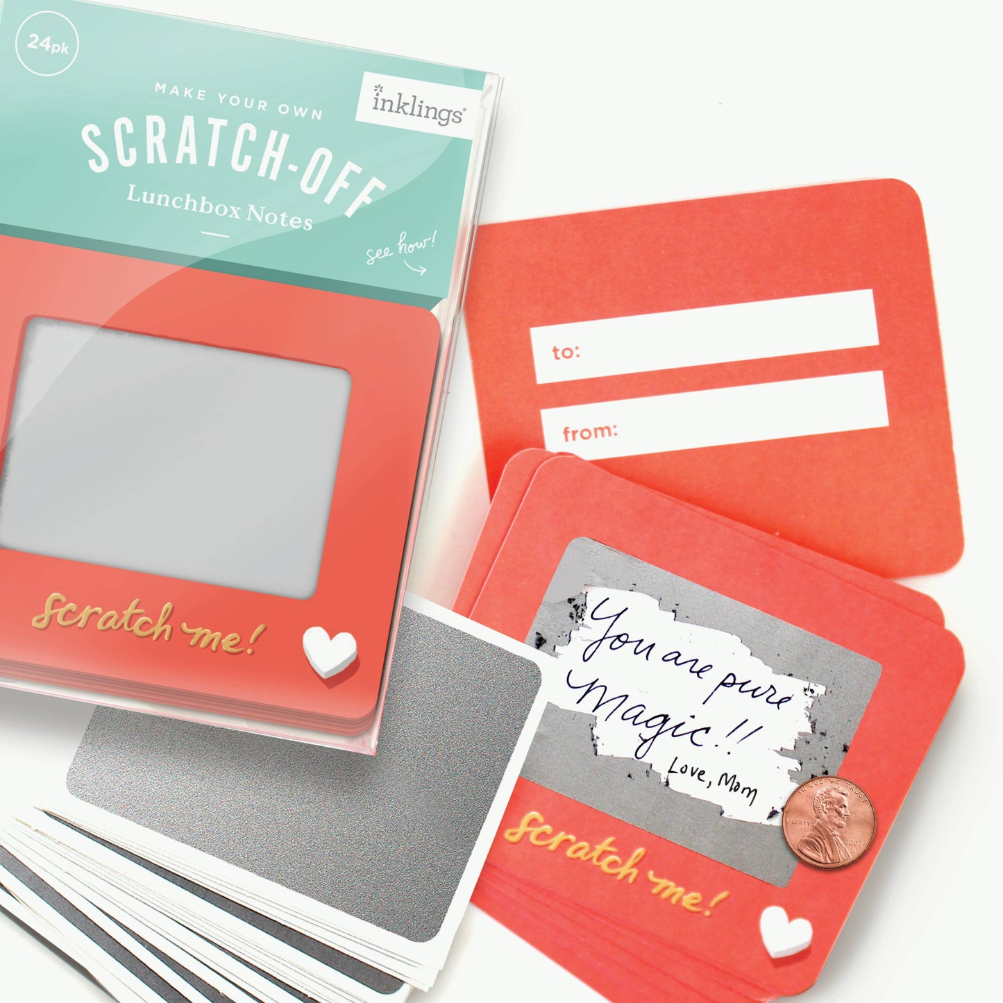 Scratch-off Lunchbox Notes - Scratch-a-Sketch