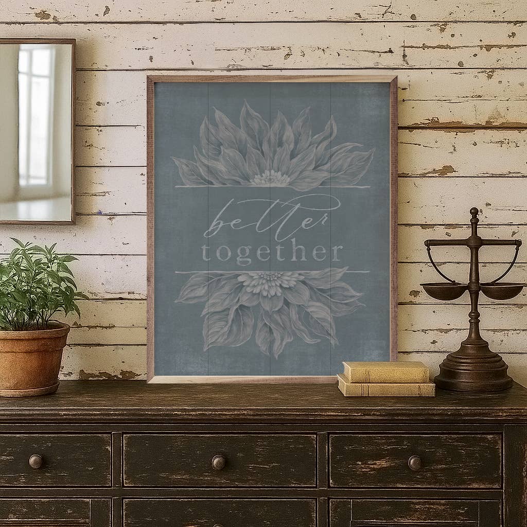 Better Together Blue Floral