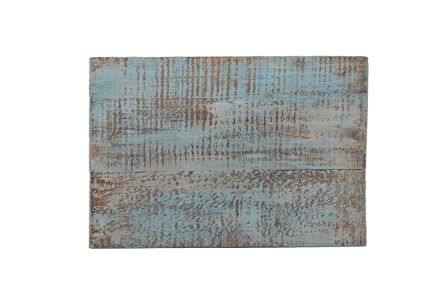 Dixon Table-Display-Reclaimed Wood-12x8x7-Turquoise-Dixon
