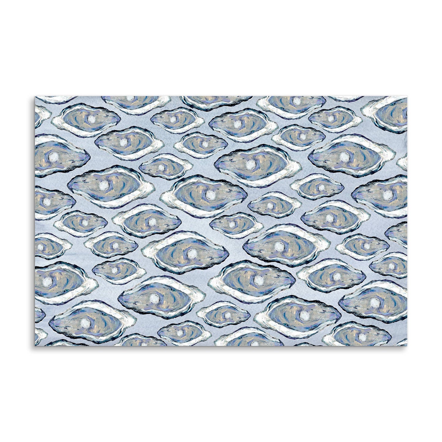 Blue Oysters Paper Placemats