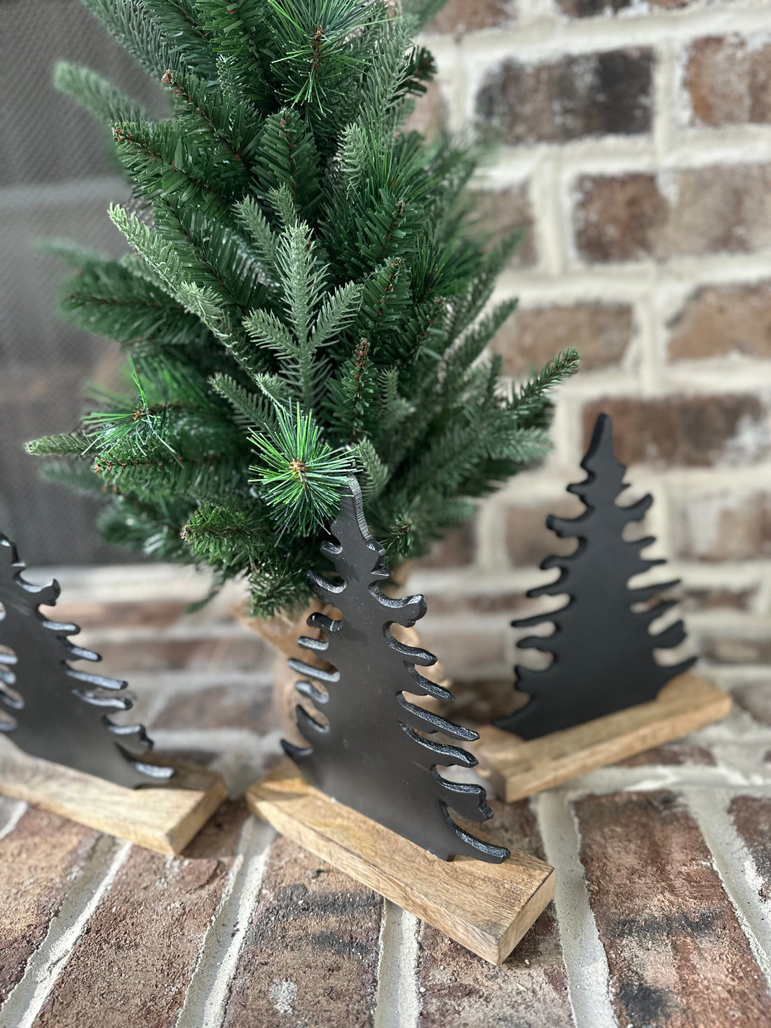 Rustic trees for the entire winter season!