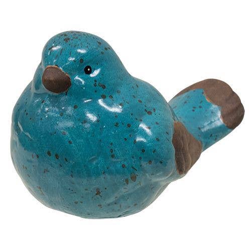 Resin Blue Bird, 4 Assorted