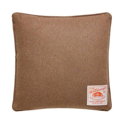 CAMP WANDAWEGA HUNTING DOG EMBROIDERED PILLOW - Camp W