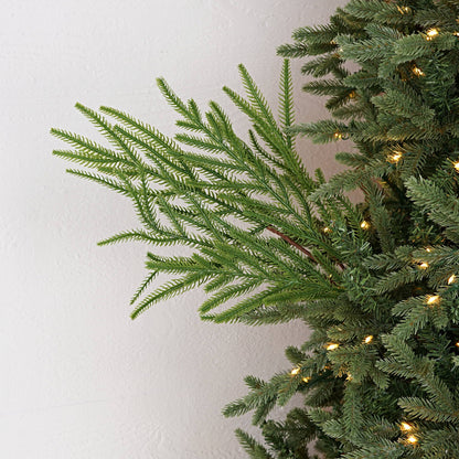 31855- 24in Spray-Soft touch Evergreen Norfolk Pines-