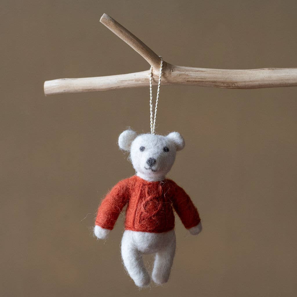 Ornaments Natural Wool Handmade in India