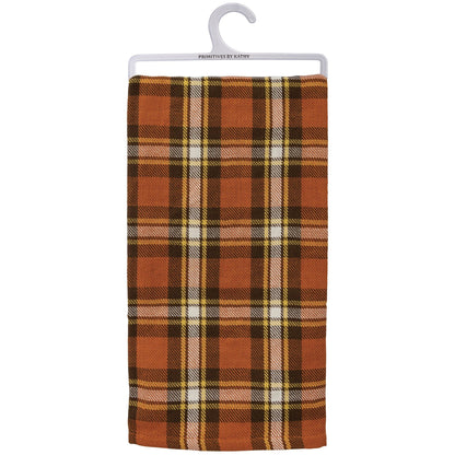 Fall Plaid Kitchen Towel