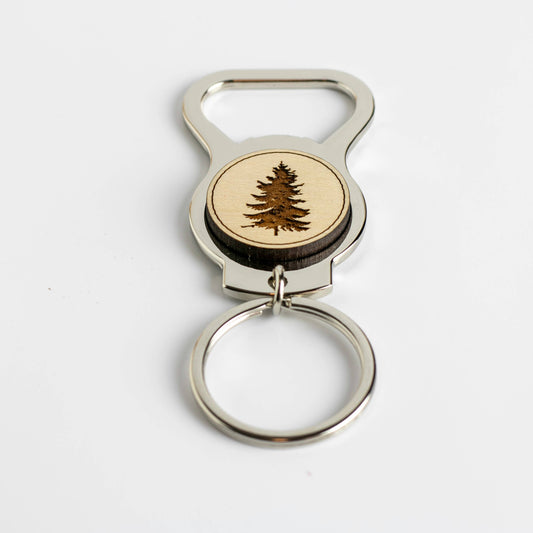 Keyring/Bottle Opener, Pine Tree