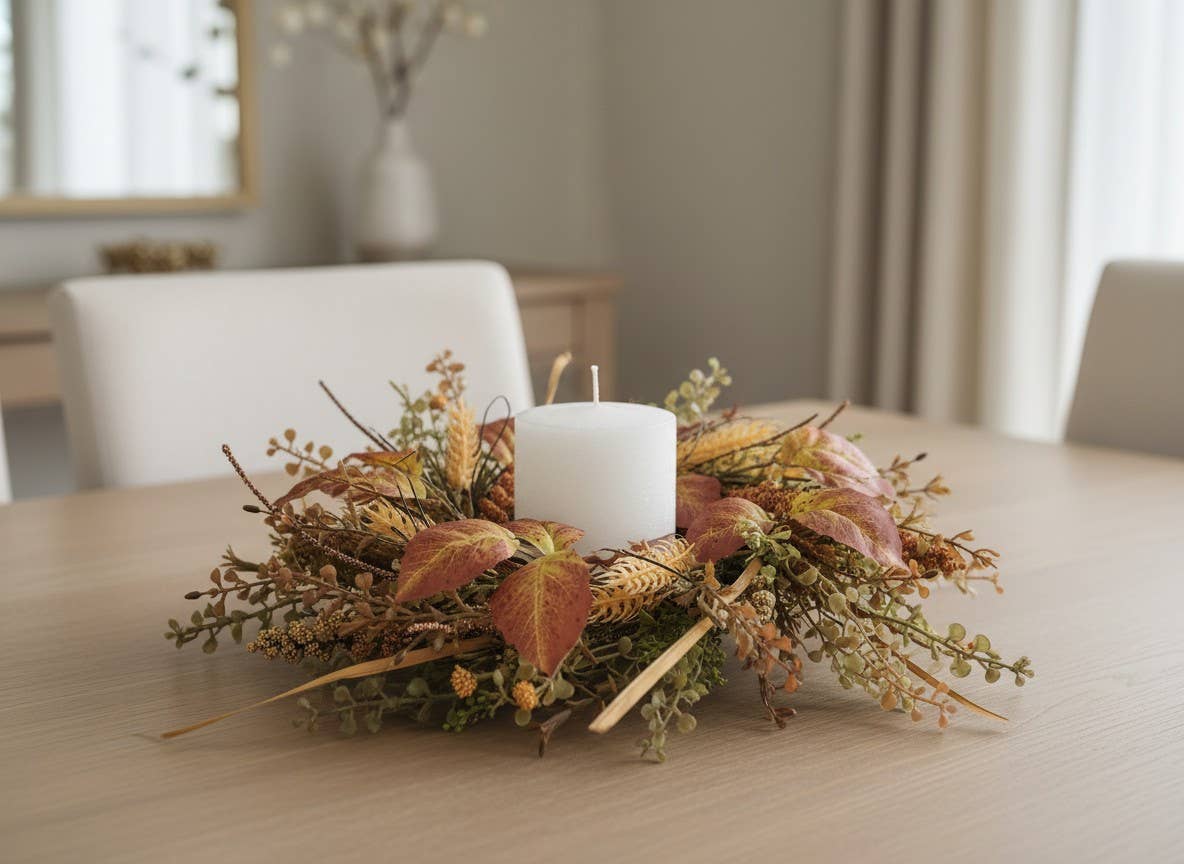 A Fall Gathering 6.5in Candle Ring
