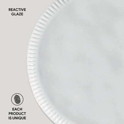 Linhas Bio New White Dinner Plate, 10.8"