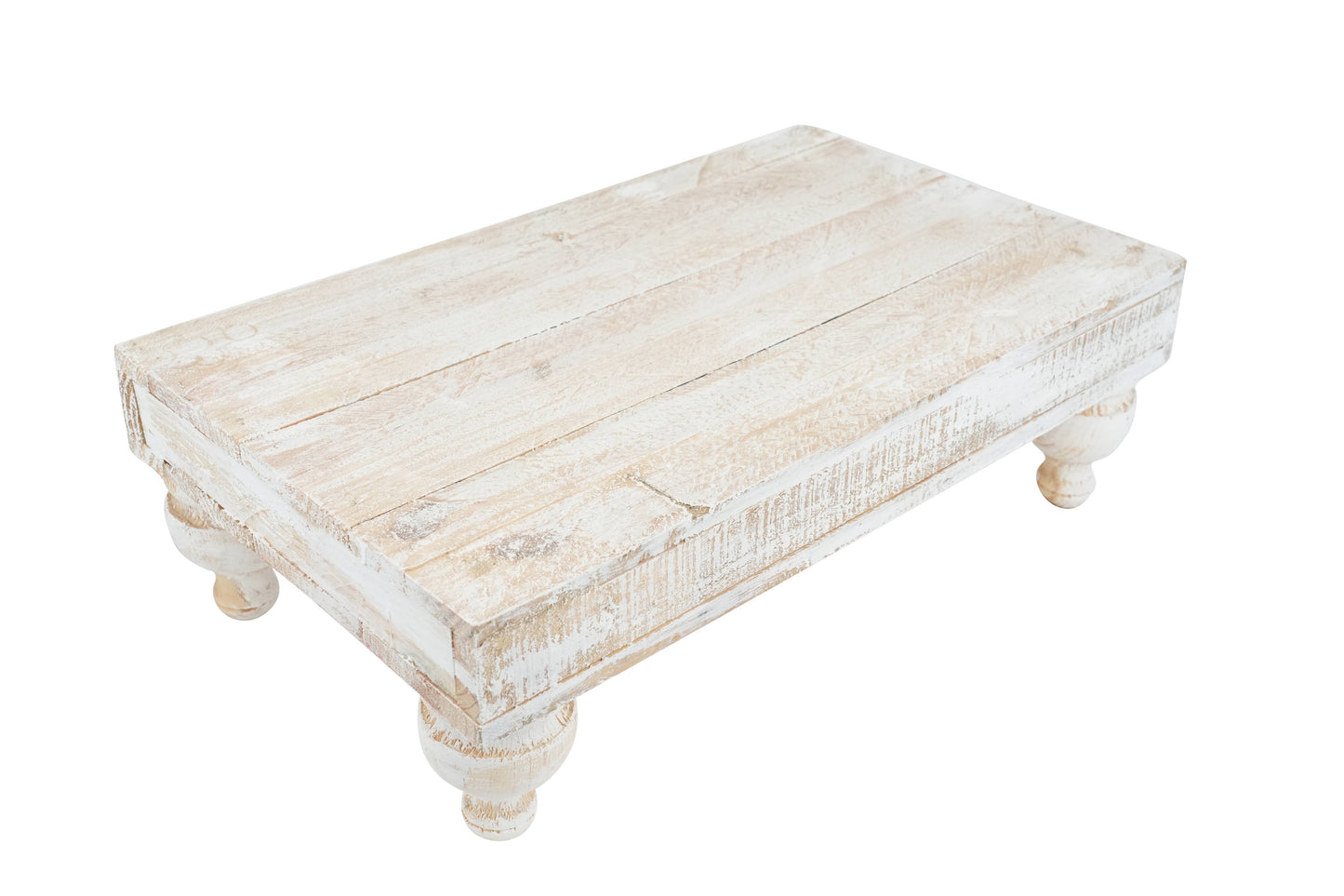 Clemson-20x12 inch-Cake Table-Display-Reclaimed Wood-White