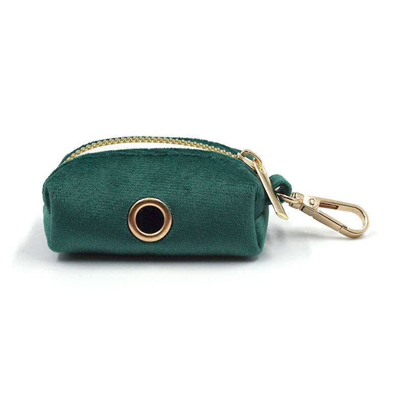 Signature Velvet Poop Bag Dispenser - Fir