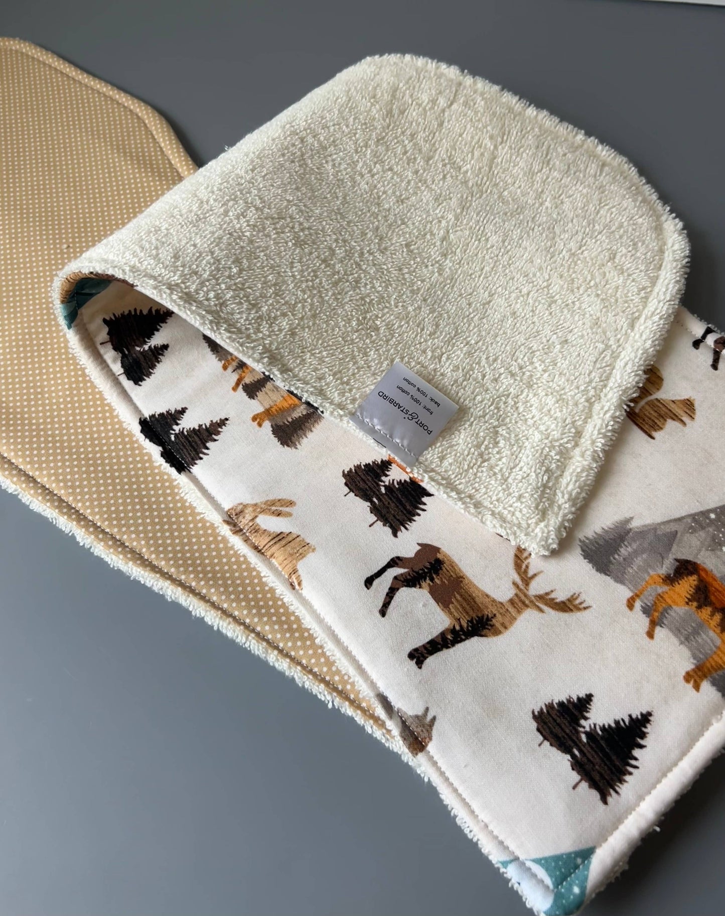 Mountain Sunset Burp Cloth, set of 2