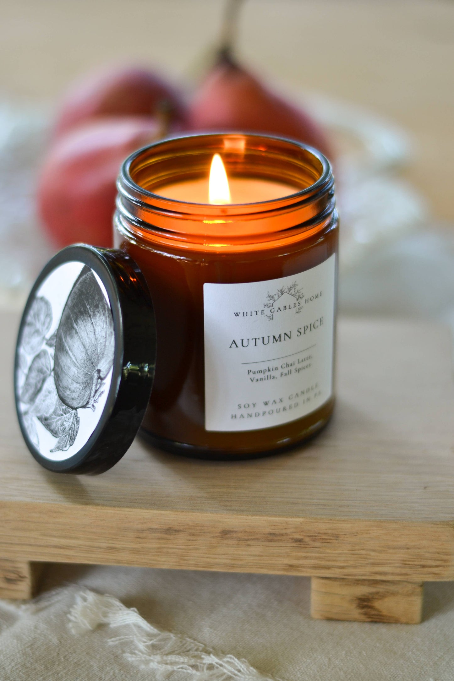 Autumn Spice Handpoured 8 oz. Soy Candle | Made in USA