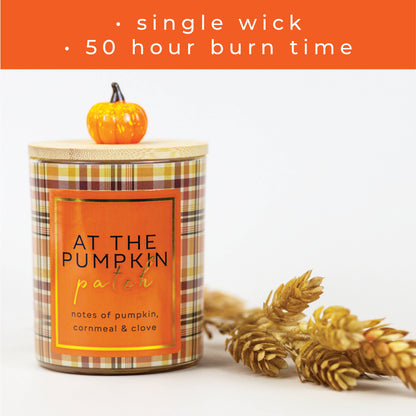At The Pumpkin Patch – 10oz Fall Scented Gift Candle